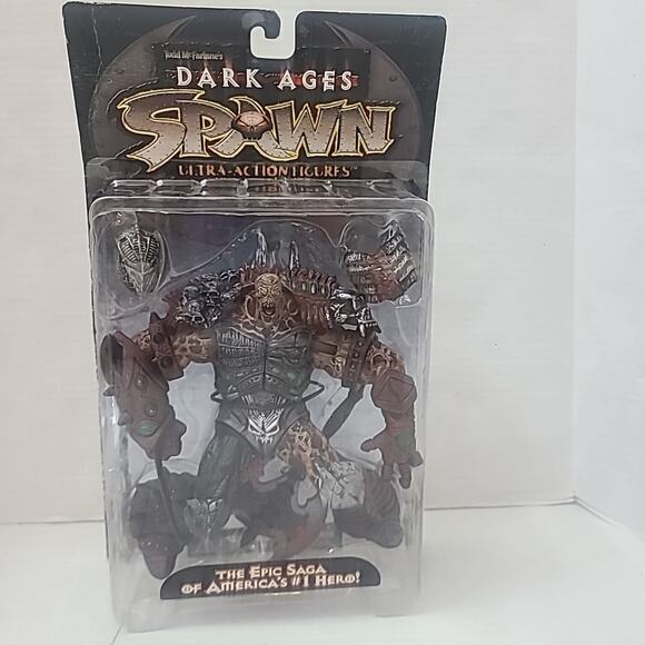 Rare 1990's Dark Ages Spawn The Black Knight Collector Figure - Picture 5 of 5